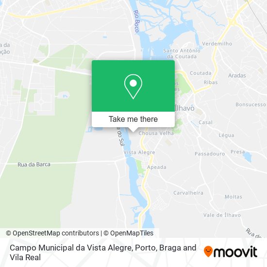 Campo Municipal da Vista Alegre map