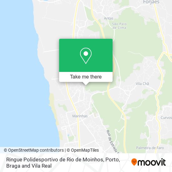 Ringue Polidesportivo de Rio de Moinhos map