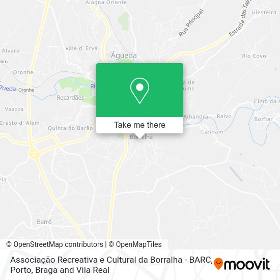 Associação Recreativa e Cultural da Borralha - BARC mapa