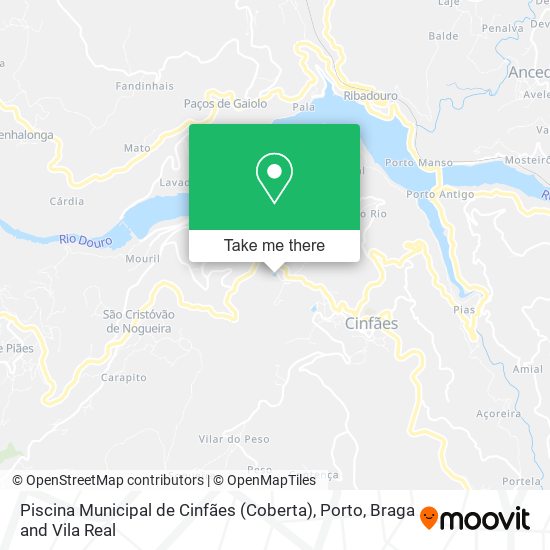 Piscina Municipal de Cinfães (Coberta) map