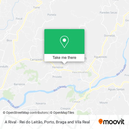 A Rival - Rei do Leitão mapa