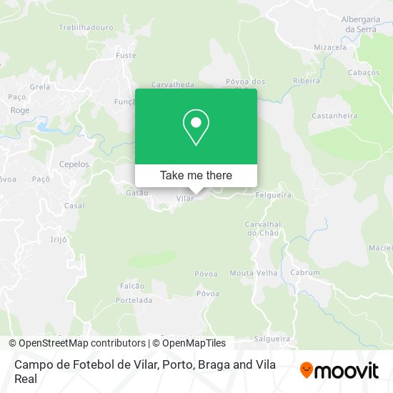 Campo de Fotebol de Vilar map