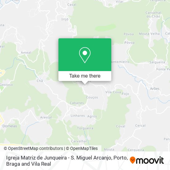 Igreja Matriz de Junqueira - S. Miguel Arcanjo mapa