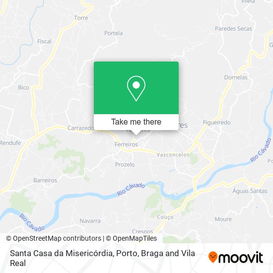 Santa Casa da Misericórdia mapa