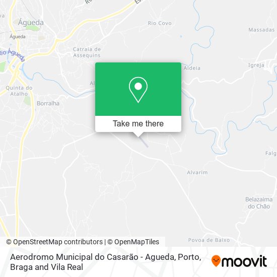 Aerodromo Municipal do Casarão - Agueda map