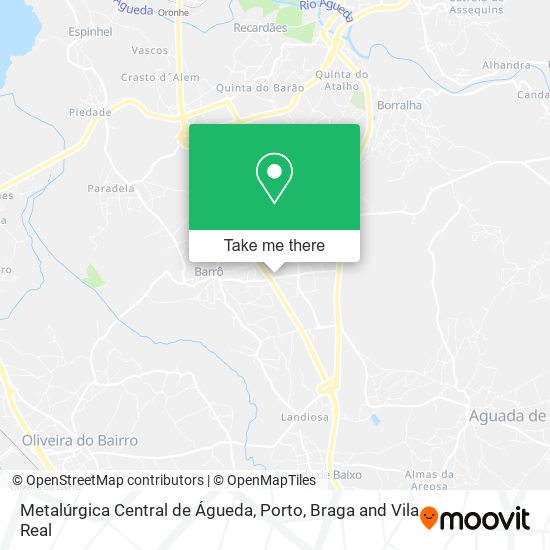 Metalúrgica Central de Águeda mapa