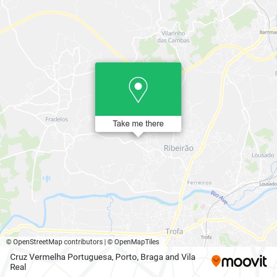 Cruz Vermelha Portuguesa mapa