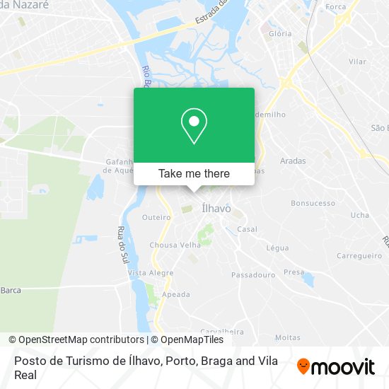 Posto de Turismo de Ílhavo map