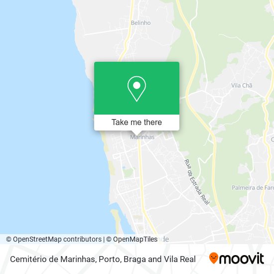 Cemitério de Marinhas map