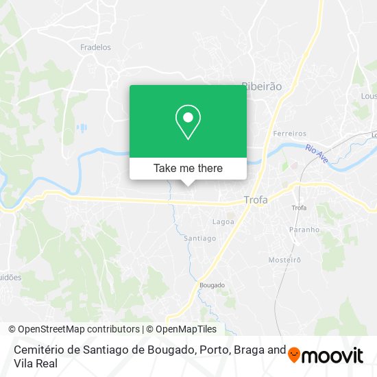 Cemitério de Santiago de Bougado map