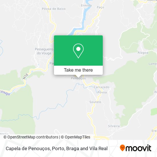 Capela de Penouços map