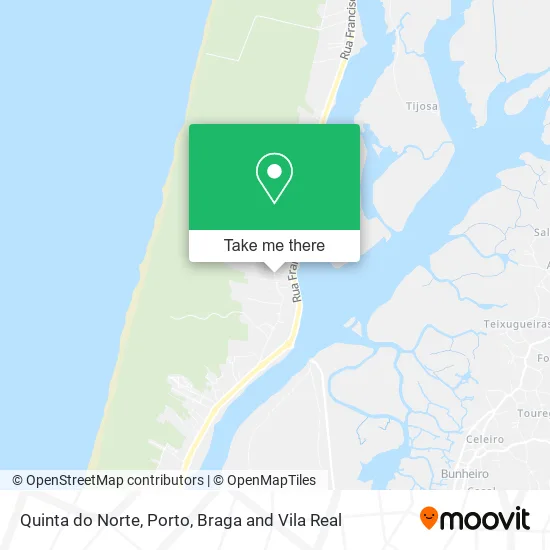Quinta do Norte map