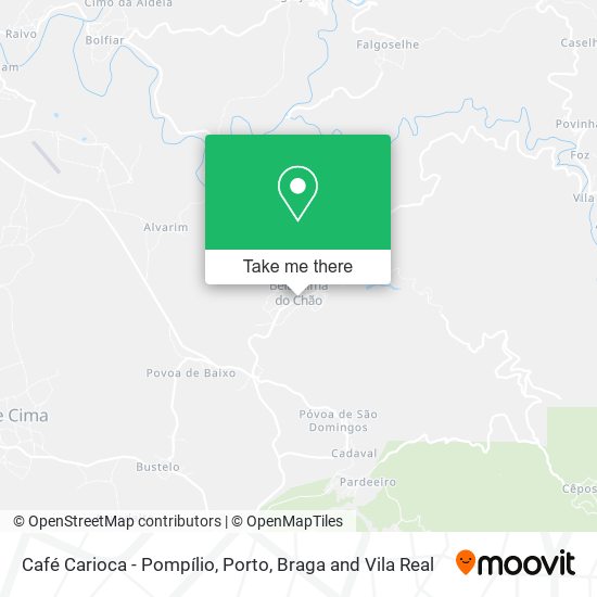 Café Carioca - Pompílio mapa