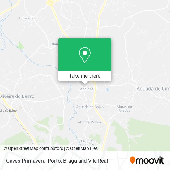 Caves Primavera mapa