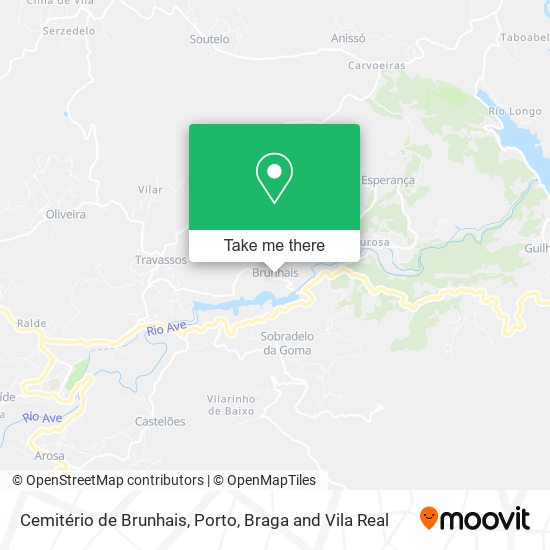 Cemitério de Brunhais map