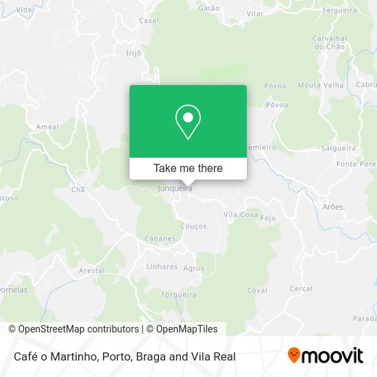 Café o Martinho mapa