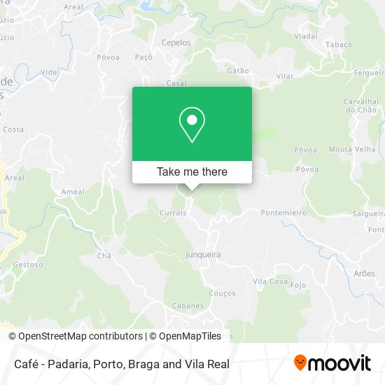 Café - Padaria mapa