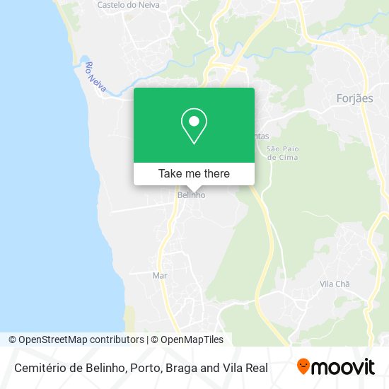 Cemitério de Belinho map