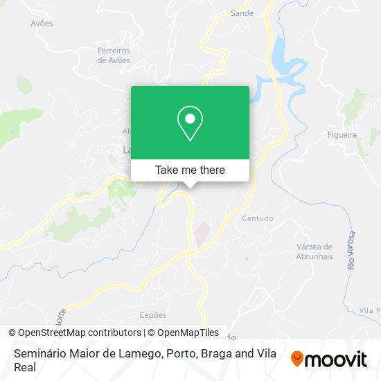 Seminário Maior de Lamego map