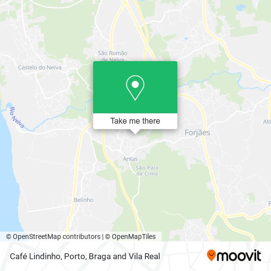Café Lindinho mapa