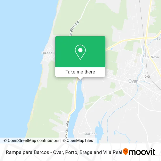 Rampa para Barcos - Ovar map