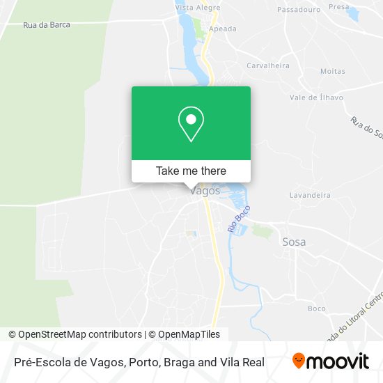 Pré-Escola de Vagos map