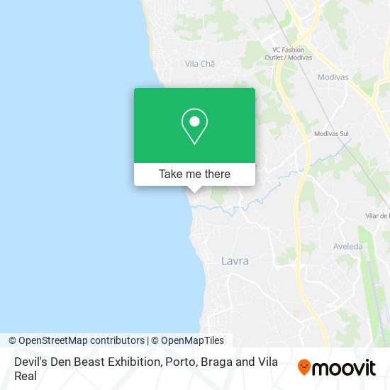 Devil's Den Beast Exhibition map