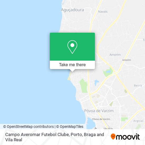 Campo Averomar Futebol Clube map