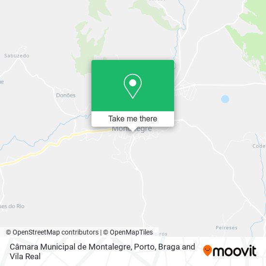 Câmara Municipal de Montalegre map