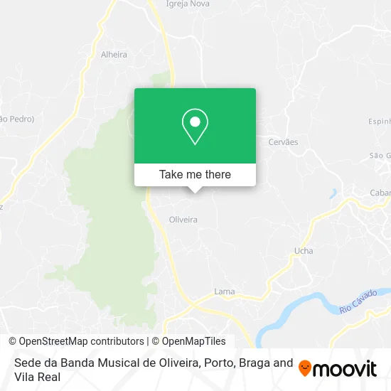 Sede da Banda Musical de Oliveira map
