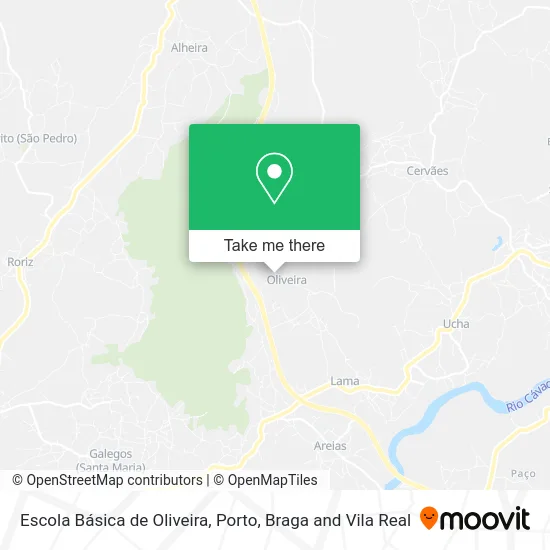 Escola Básica de Oliveira map