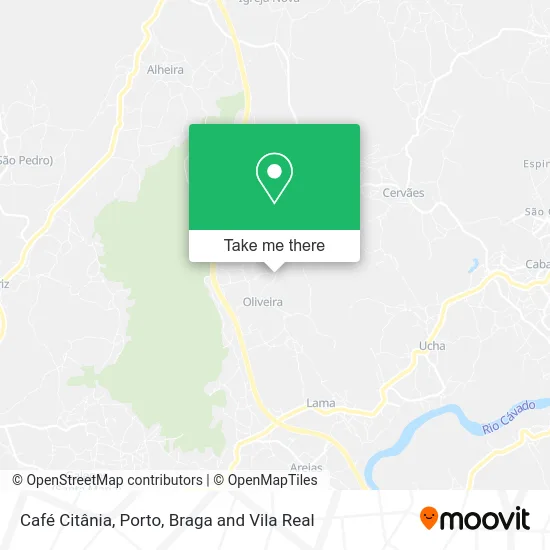 Café Citânia map