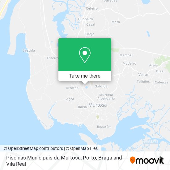 Piscinas Municipais da Murtosa map