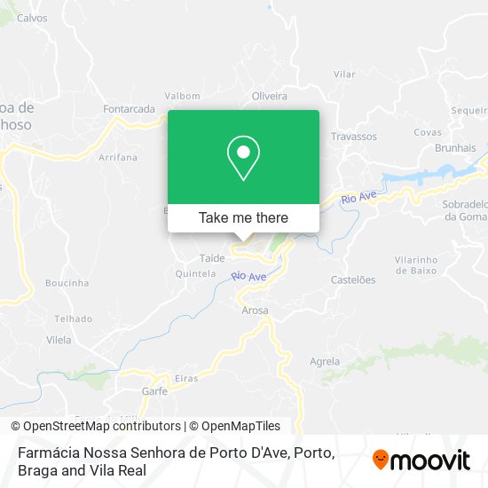 Farmácia Nossa Senhora de Porto D'Ave map