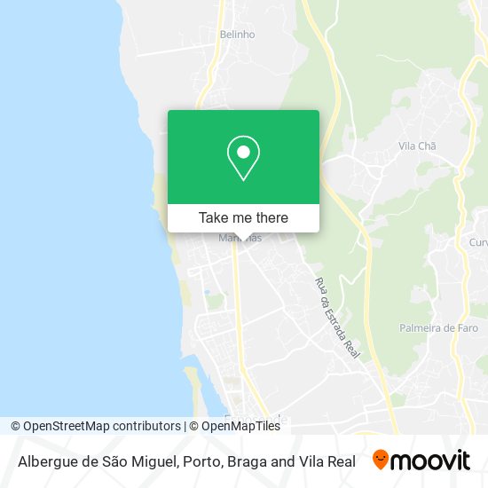 Albergue de São Miguel map