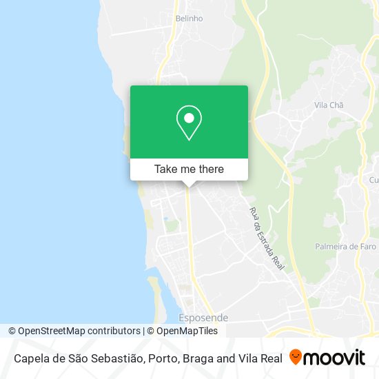 Capela de São Sebastião mapa