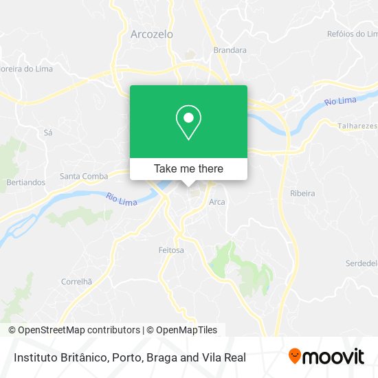 Instituto Britânico map