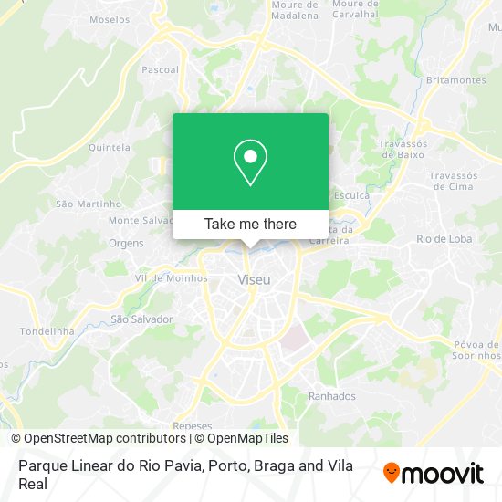 Parque Linear do Rio Pavia map