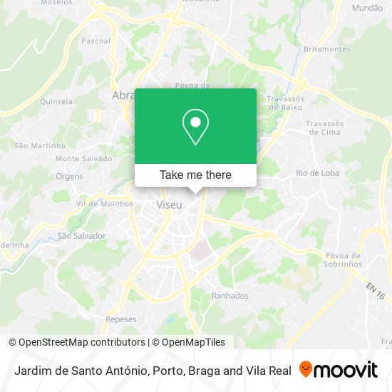 Jardim de Santo António map