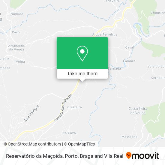 Reservatório da Maçoida map