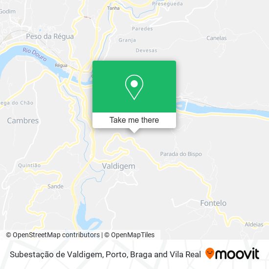 Subestação de Valdigem map