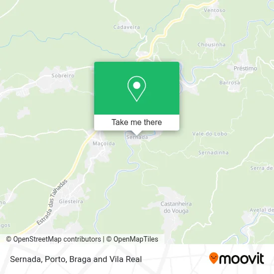 Sernada map