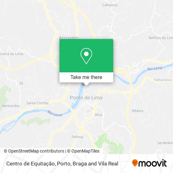 Centro de Equitação map