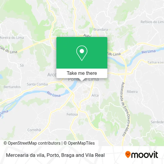 Mercearia da vila map