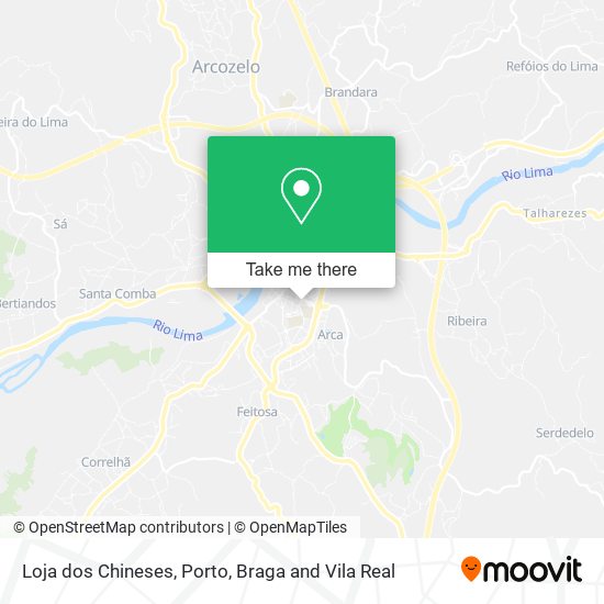 Loja dos Chineses map