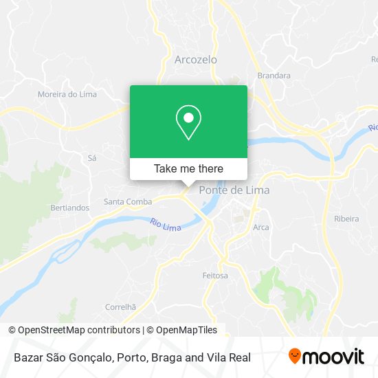 Bazar São Gonçalo map