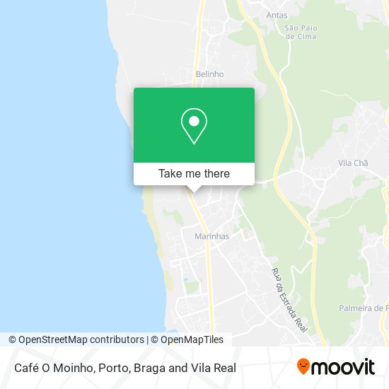 Café O Moinho mapa