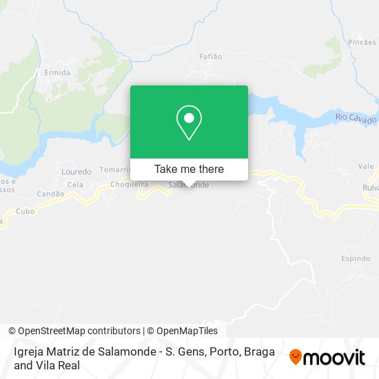 Igreja Matriz de Salamonde - S. Gens map