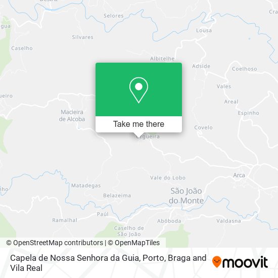 Capela de Nossa Senhora da Guia mapa