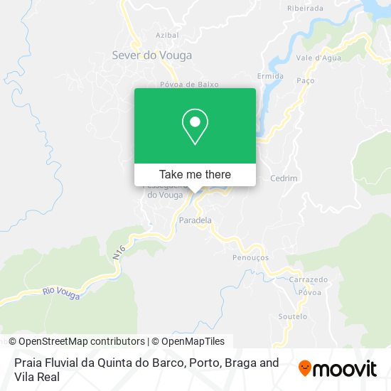 Praia Fluvial da Quinta do Barco map